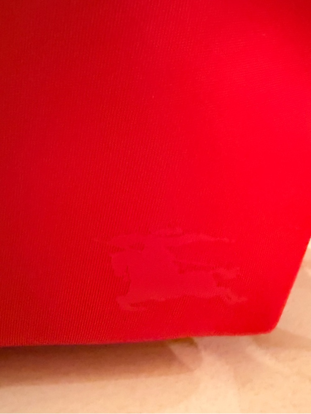 Burberry Red Nylon Travel Cosmetic Pouch with Wrist Strap - Picture 3 of 7